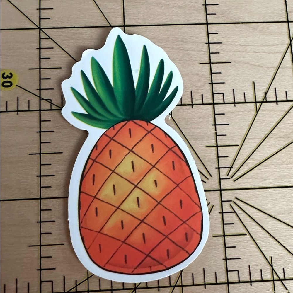 💜13/$13 +Bundle Sticker Sale| Pineapple Fruit Waterproof Sticker